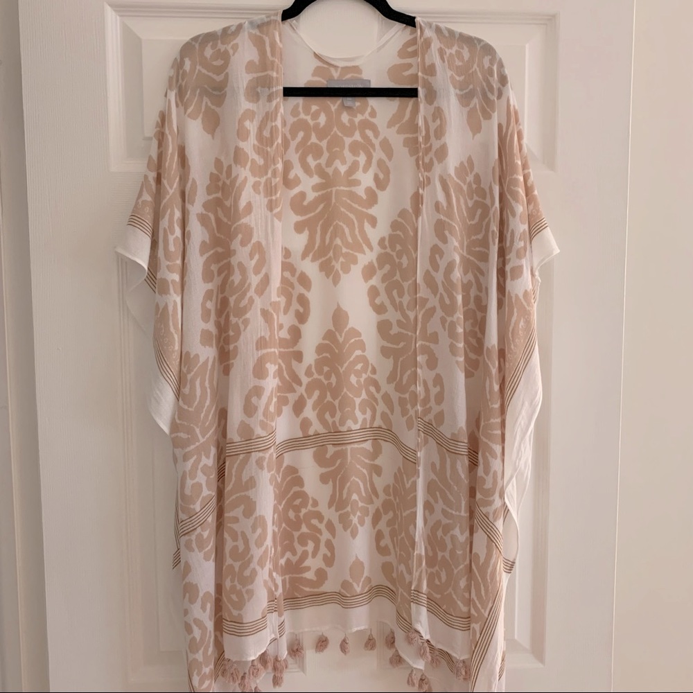 Nordstrom Paisley Draped Cover Up